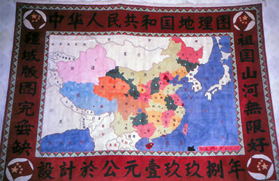 Mattkarta Kina